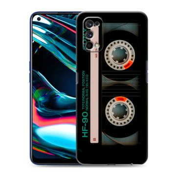 Силиконовый противоударный чехол на Realme 7 Pro с принтом Кассета Силиконовый противоударный чехол на Realme 7 Pro с принтом Кассета