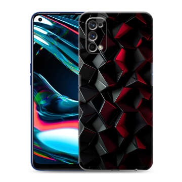 Силиконовый противоударный чехол на Realme 7 Pro с принтом Абстракция Силиконовый противоударный чехол на Realme 7 Pro с принтом Абстракция