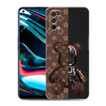 Силиконовый противоударный чехол на Realme 7 Pro с принтом Луи робот Силиконовый противоударный чехол на Realme 7 Pro с принтом Луи робот