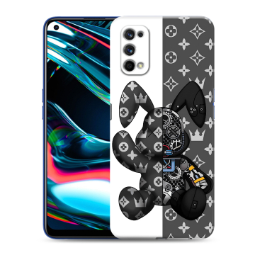 Силиконовый противоударный чехол на Realme 7 Pro с принтом Луи робот Силиконовый противоударный чехол на Realme 7 Pro с принтом Луи робот
