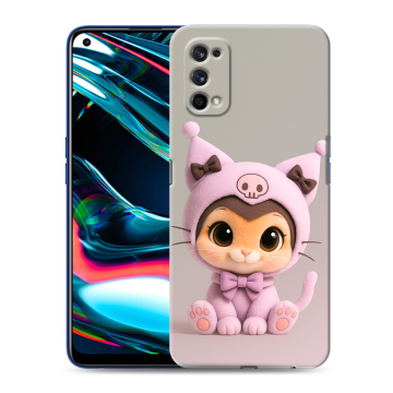 Силиконовый противоударный чехол на Realme 7 Pro с принтом Куроми Kuromi Силиконовый противоударный чехол на Realme 7 Pro с принтом Куроми Kuromi