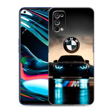 Силиконовый противоударный чехол на Realme 7 Pro с принтом БМВ BMW