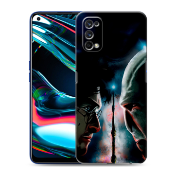 Силиконовый противоударный чехол на Realme 7 Pro с принтом Гарри Поттер Harry Potter