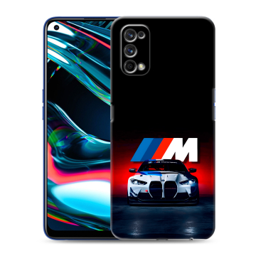 Силиконовый противоударный чехол на Realme 7 Pro с принтом БМВ BMW