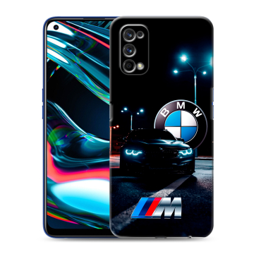 Силиконовый противоударный чехол на Realme 7 Pro с принтом БМВ BMW