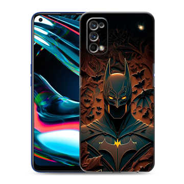 Силиконовый противоударный чехол на Realme 7 Pro с принтом Batman Бэтмен