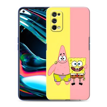 Силиконовый противоударный чехол на Realme 7 Pro с принтом Спанч боб Спанчбоб Силиконовый противоударный чехол на Realme 7 Pro с принтом Спанч боб Спанчбоб