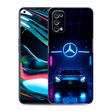 Силиконовый противоударный чехол на Realme 7 Pro с принтом Mercedes Мерседес Силиконовый противоударный чехол на Realme 7 Pro с принтом Mercedes Мерседес