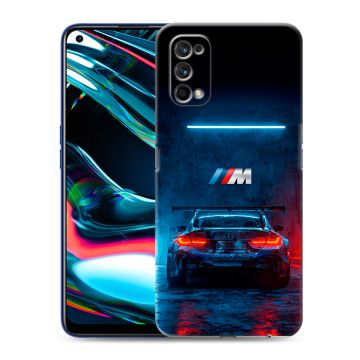 Силиконовый противоударный чехол на Realme 7 Pro с принтом BMW БМВ Силиконовый противоударный чехол на Realme 7 Pro с принтом BMW БМВ