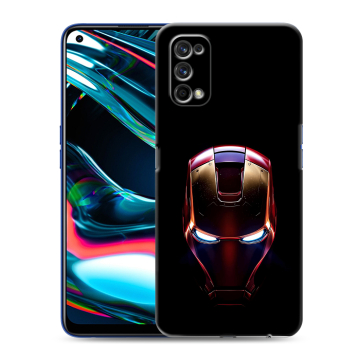 Силиконовый противоударный чехол на Realme 7 Pro с принтом IronMan Железный человек Силиконовый противоударный чехол на Realme 7 Pro с принтом IronMan Железный человек