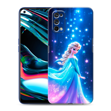 Силиконовый противоударный чехол на Realme 7 Pro с принтом Холодное сердце Frozen Силиконовый противоударный чехол на Realme 7 Pro с принтом Холодное сердце Frozen