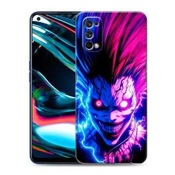 Силиконовый противоударный чехол на Realme 7 Pro с принтом Death note Тетрадь смерти
