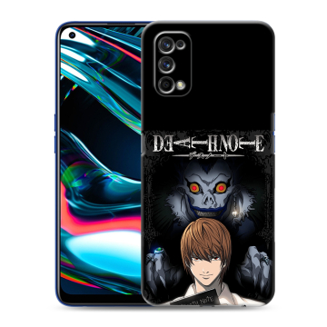 Силиконовый противоударный чехол на Realme 7 Pro с принтом Death note Тетрадь смерти