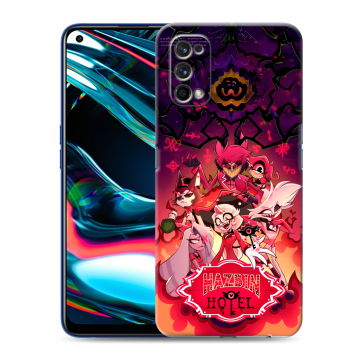 Силиконовый противоударный чехол на Realme 7 Pro с принтом Hazbin Hotel Отель Хазбин Силиконовый противоударный чехол на Realme 7 Pro с принтом Hazbin Hotel Отель Хазбин