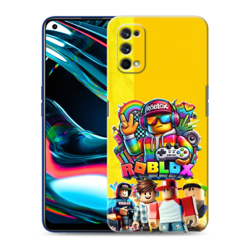 Силиконовый противоударный чехол на Realme 7 Pro с принтом Roblox Роблокс Силиконовый противоударный чехол на Realme 7 Pro с принтом Roblox Роблокс