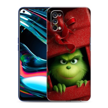 Силиконовый противоударный чехол на Realme 7 Pro с принтом Новый год