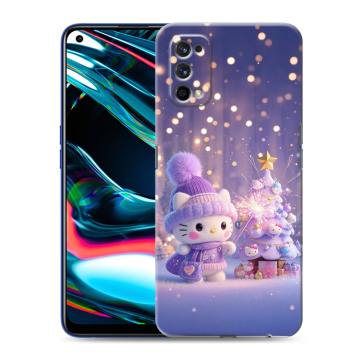 Силиконовый противоударный чехол на Realme 7 Pro с принтом Новый год Силиконовый противоударный чехол на Realme 7 Pro с принтом Новый год