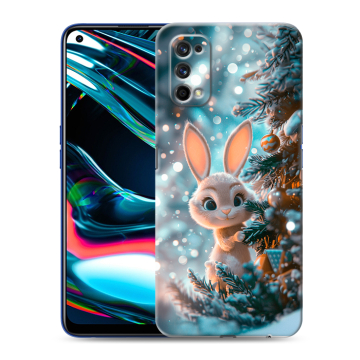 Силиконовый противоударный чехол на Realme 7 Pro с принтом Новый год Силиконовый противоударный чехол на Realme 7 Pro с принтом Новый год