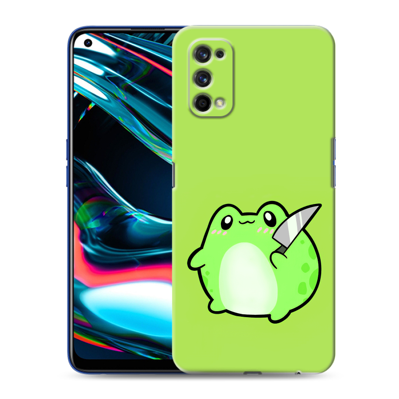 Пластиковый чехол на Realme 7 Pro с принтом Лягушенок Пластиковый чехол на Realme 7 Pro с принтом Лягушенок