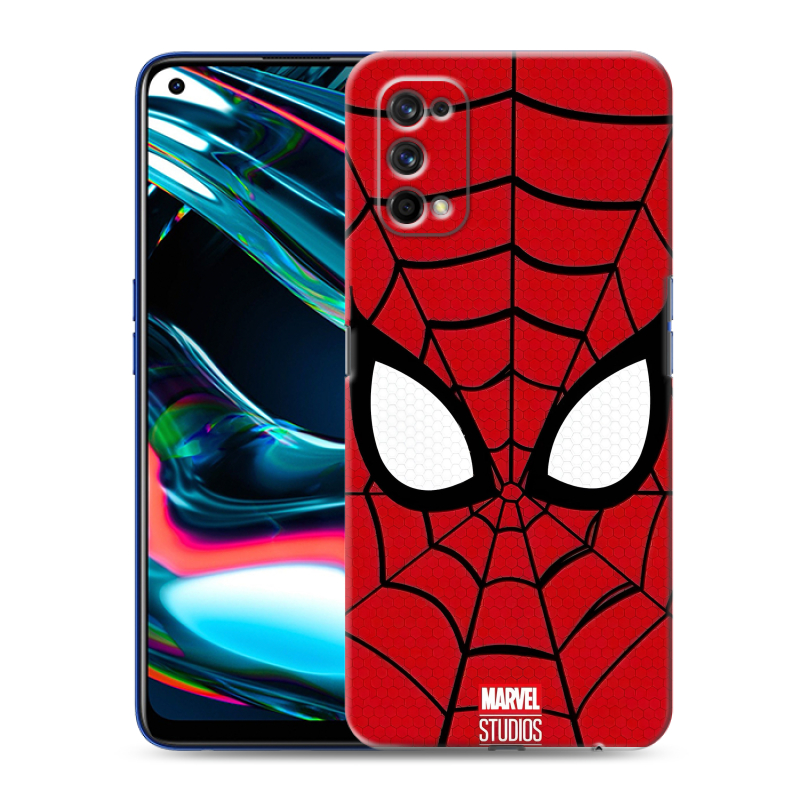 Пластиковый чехол на Realme 7 Pro с принтом человек паук spiderman Пластиковый чехол на Realme 7 Pro с принтом человек паук spiderman