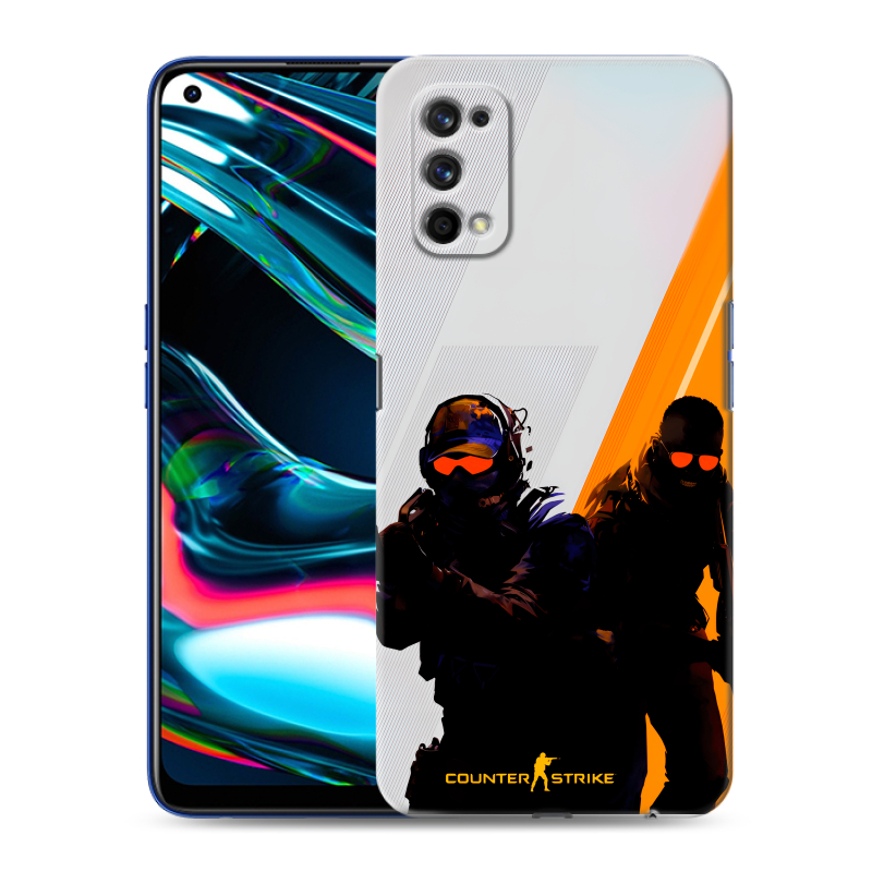 Силиконовый противоударный чехол на Realme 7 Pro с принтом Контер страйк Counter strike Силиконовый противоударный чехол на Realme 7 Pro с принтом Контер страйк Counter strike