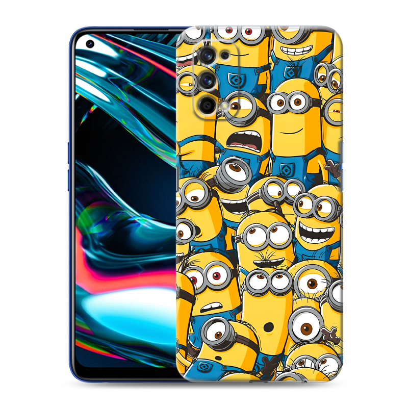 Пластиковый чехол на Realme 7 Pro с принтом Миньоны Пластиковый чехол на Realme 7 Pro с принтом Миньоны