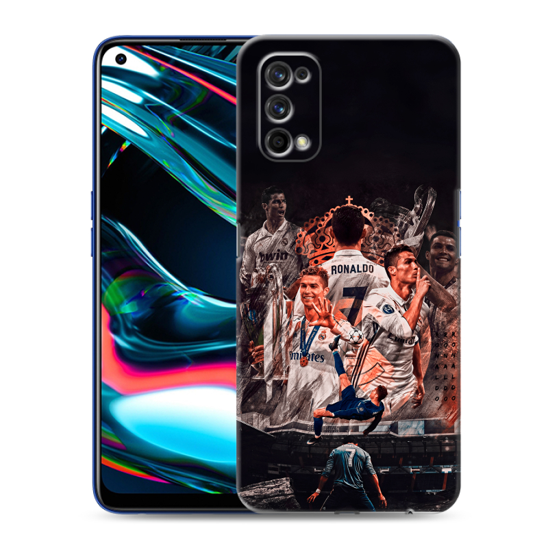 Пластиковый чехол на Realme 7 Pro с принтом Реал Роналдо Real Ronaldo Пластиковый чехол на Realme 7 Pro с принтом Реал Роналдо Real Ronaldo
