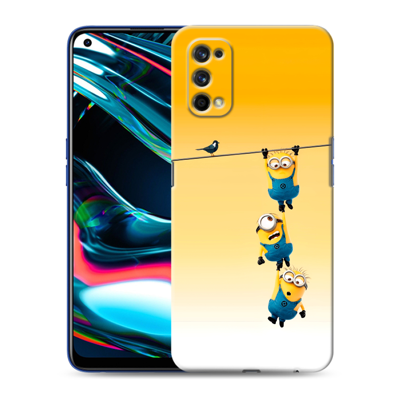 Пластиковый чехол на Realme 7 Pro с принтом Миньоны Пластиковый чехол на Realme 7 Pro с принтом Миньоны