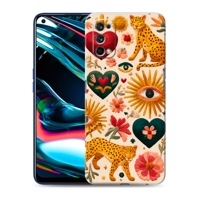 Пластиковый чехол на Realme 7 Pro с принтом Модный принт Пластиковый чехол на Realme 7 Pro с принтом Модный принт