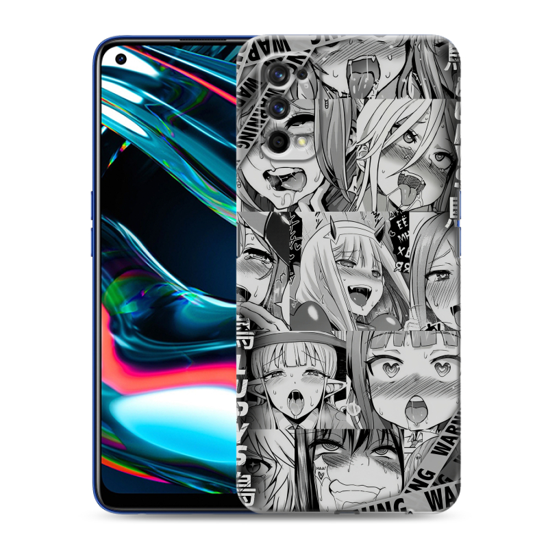 Пластиковый чехол на Realme 7 Pro с принтом Ahegao Ахегао Аниме Пластиковый чехол на Realme 7 Pro с принтом Ahegao Ахегао Аниме