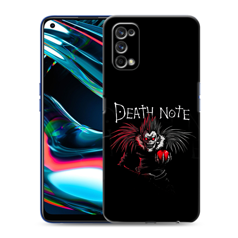 Пластиковый чехол на Realme 7 Pro с принтом Death note Тетрадь смерти Пластиковый чехол на Realme 7 Pro с принтом Death note Тетрадь смерти