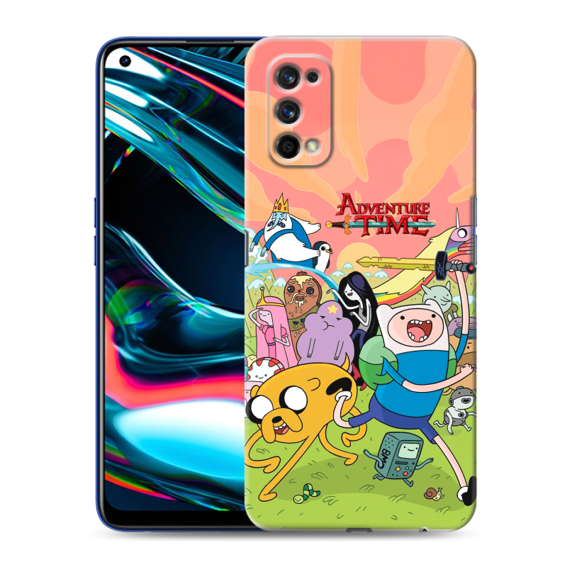 Силиконовый противоударный чехол на Realme 7 Pro с принтом Adventure time Время приключений Силиконовый противоударный чехол на Realme 7 Pro с принтом Adventure time Время приключений