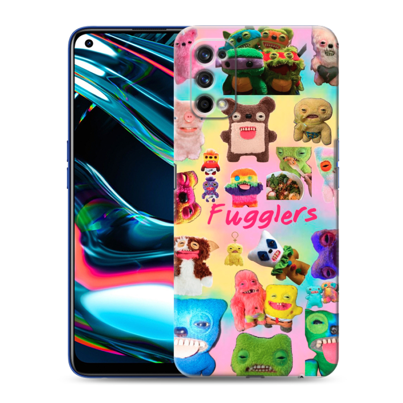Пластиковый чехол на Realme 7 Pro с принтом Флагер Fuggler Пластиковый чехол на Realme 7 Pro с принтом Флагер Fuggler