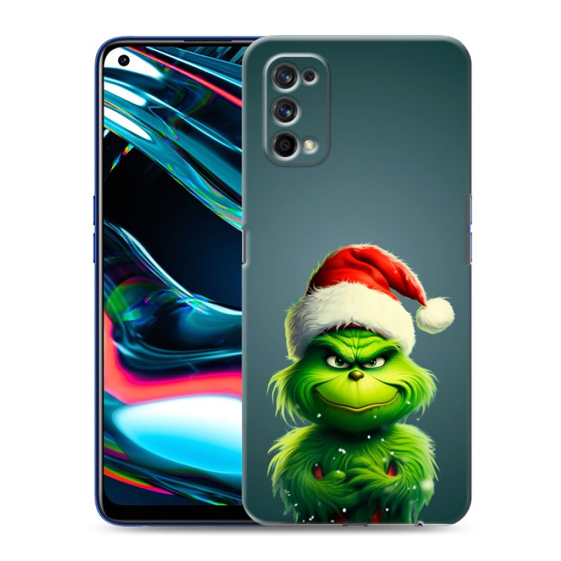 Пластиковый чехол на Realme 7 Pro с принтом Новый год Пластиковый чехол на Realme 7 Pro с принтом Новый год