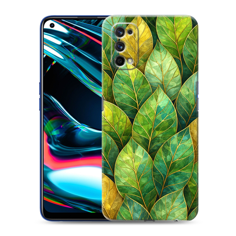 Силиконовый противоударный чехол на Realme 7 Pro с принтом женский Силиконовый противоударный чехол на Realme 7 Pro с принтом женский