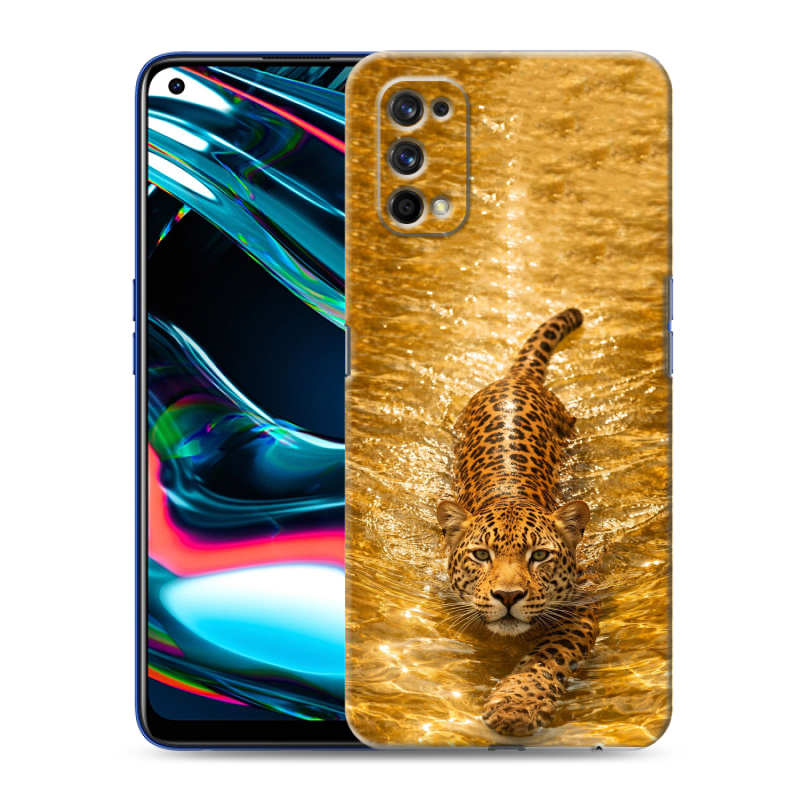 Силиконовый противоударный чехол на Realme 7 Pro с принтом женский Силиконовый противоударный чехол на Realme 7 Pro с принтом женский