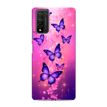 Силиконовый чехол на Huawei Honor 10X Lite с принтом Бабочки
