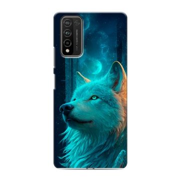 Силиконовый чехол на Huawei Honor 10X Lite с принтом бабочки саккура