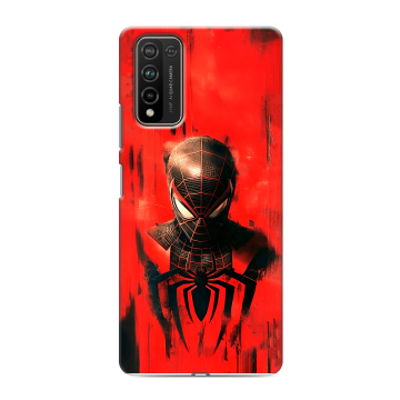 Силиконовый чехол на Huawei Honor 10X Lite с принтом человек паук spiderman