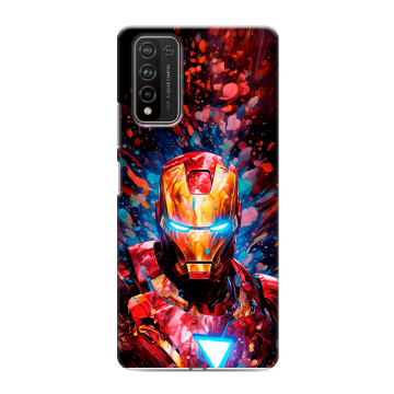 Силиконовый чехол на Huawei Honor 10X Lite с принтом Железный человек Ironman