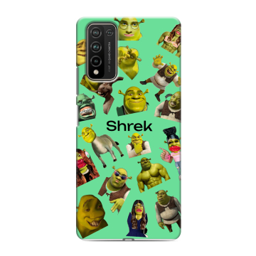 Силиконовый чехол на Huawei Honor 10X Lite с принтом Шрек Shrek