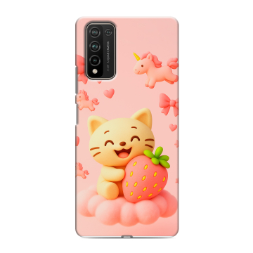 Силиконовый чехол на Huawei Honor 10X Lite с принтом для девочек