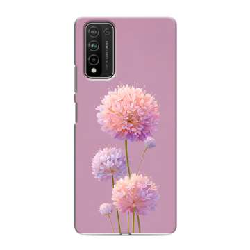 Силиконовый чехол на Huawei Honor 10X Lite с принтом Цветы