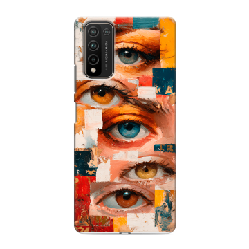 Силиконовый чехол на Huawei Honor 10X Lite с принтом Модный принт
