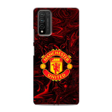 Силиконовый чехол на Huawei Honor 10X Lite с принтом Manchester United