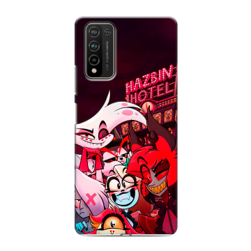 Силиконовый чехол на Huawei Honor 10X Lite с принтом Hazbin Hotel Отель Хазбин