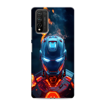 Силиконовый чехол на Huawei Honor 10X Lite с принтом IronMan Железный человек