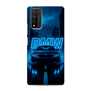 Силиконовый чехол на Huawei Honor 10X Lite с принтом BMW БМВ
