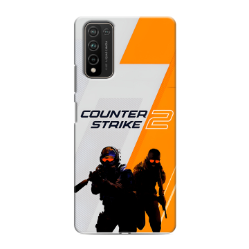 Силиконовый чехол на Huawei Honor 10X Lite с принтом Counter Strike