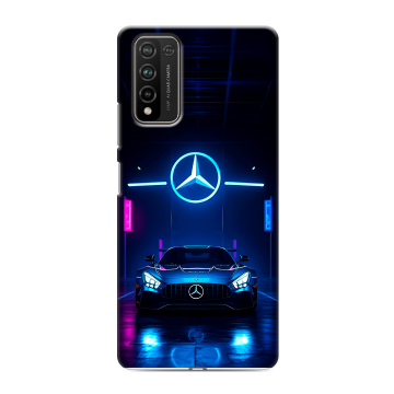 Силиконовый чехол на Huawei Honor 10X Lite с принтом Mercedes Мерседес